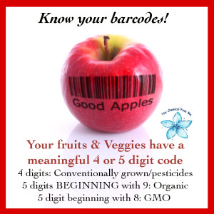 Barcodes for Fruit and Veggies