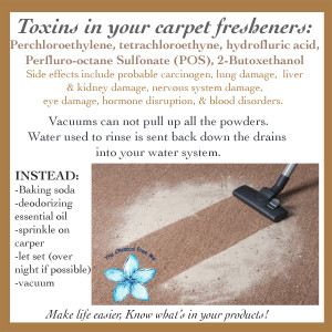 Toxins in Carpet Cleaners